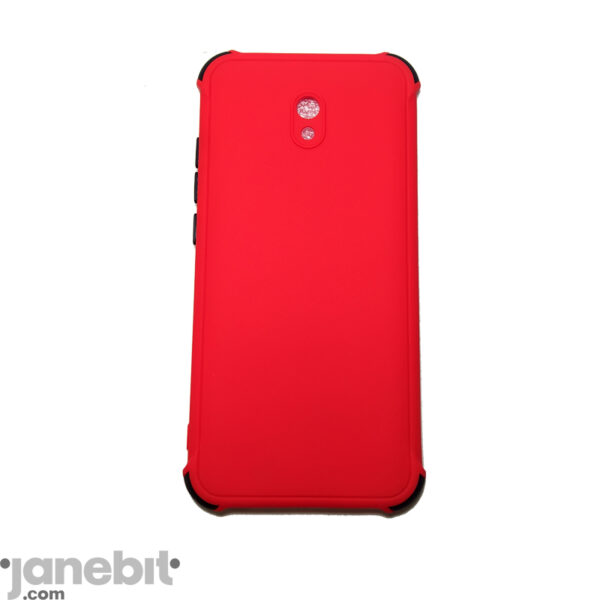 قاب ژله ای دکمه رنگی گوشی REDMI 8A محافظ لنزدار