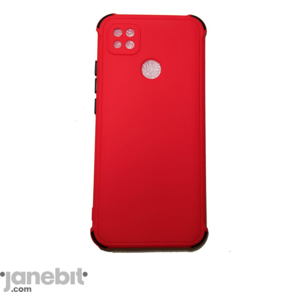 قاب ژله ای دکمه رنگی گوشی REDMI 9C محافظ لنزدار