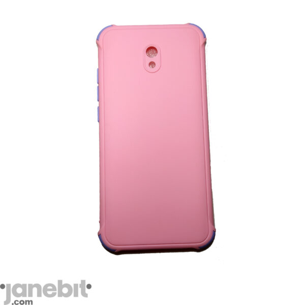 قاب ژله ای دکمه رنگی گوشی REDMI 8A محافظ لنزدار