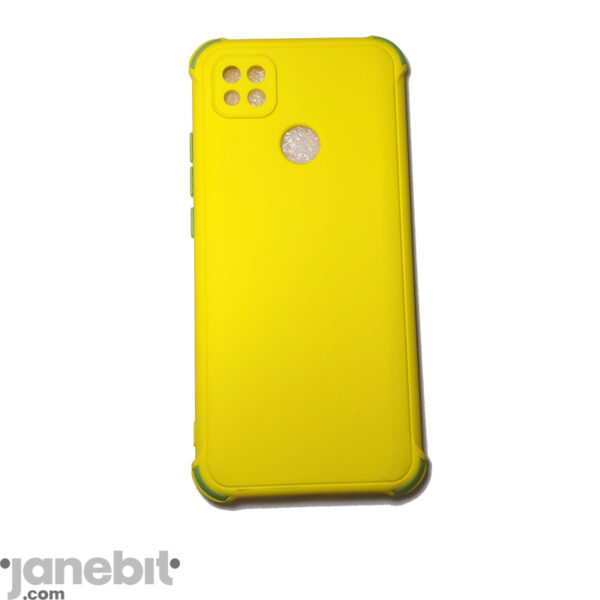 قاب ژله ای دکمه رنگی گوشی REDMI 9C محافظ لنزدار