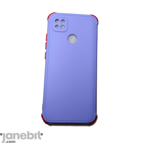 قاب ژله ای دکمه رنگی گوشی REDMI 9C محافظ لنزدار