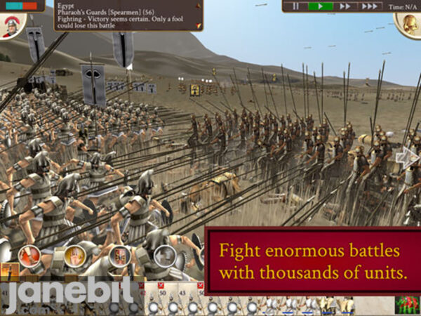 بازی کامپیوتری جنگ تمام عیار رم Rome Total War Barbarian